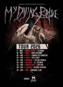 Divulgação: My Dying Bride anuncia turnê na América Latina em 2026
